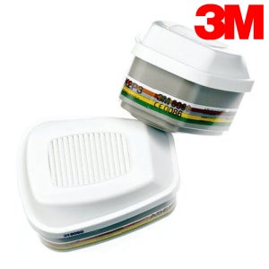 3M 방독마스크 방독 정화통 6099 포름알데히드용 황화수소, 시안화수소, 아황산, 암모니아용 중농도 정화통