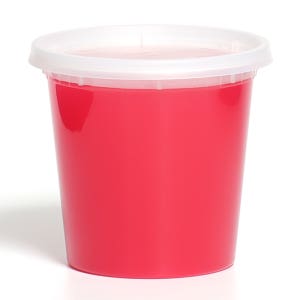 (240개) 원형 내열 밀폐 용기 650ml 전자렌지 플라스틱 PP 쿠키통 구디백 반찬통