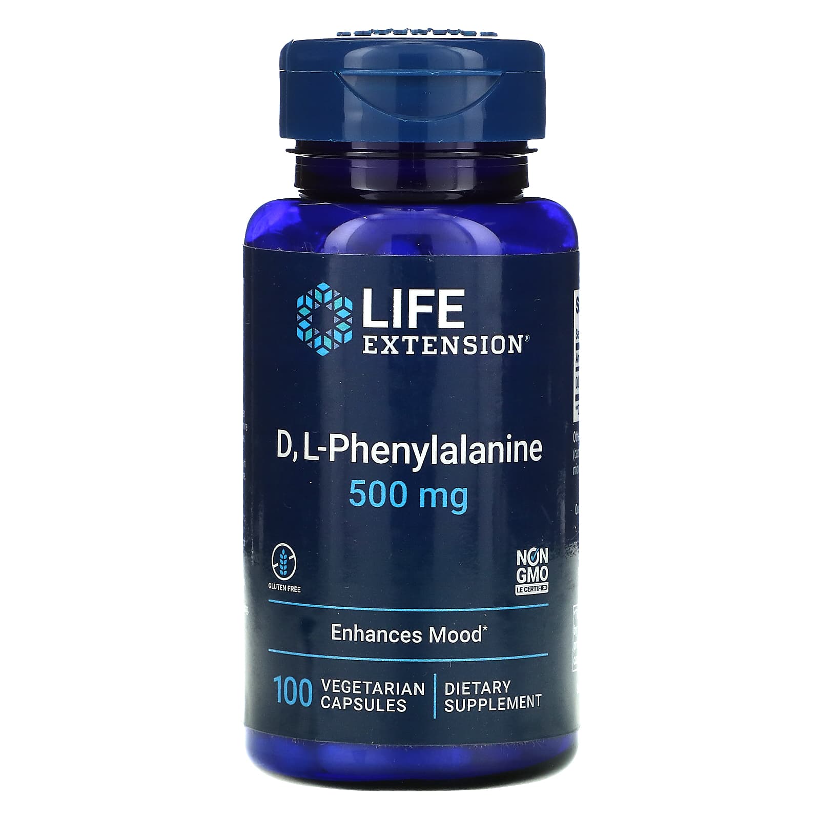 라이프익스텐션 DL <b>페닐알라닌</b> 500mg 100정