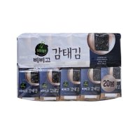 [9,980 → 8,280원 할인]CJ 비비고 감태김 (4g20봉)