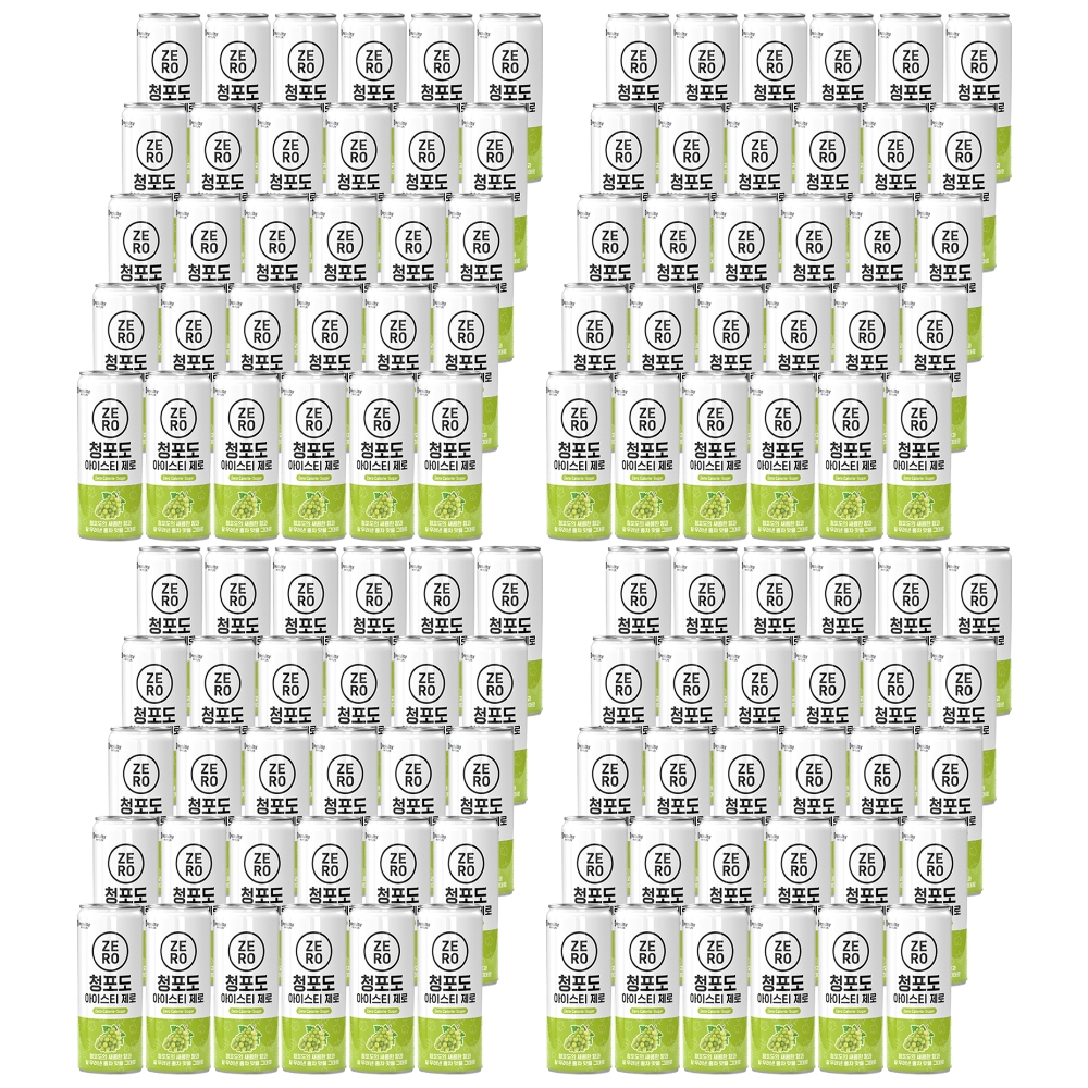 맥널티 청포도 아이스티 제로 CAN 240ml (120개) 칼로리 슈거 홍차 대량 구매