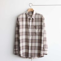 AURALEE 오라리 SUPER LIGHT WOOL CHECK SHIRT