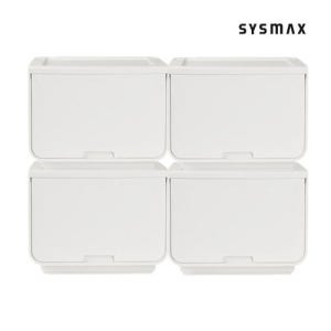 시스맥스 루맥스 큐브 플라스틱 정리함 리빙박스 X 4개세트