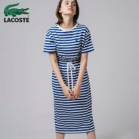 라코스테 원피스 스프라이트 반팔 원피스 티셔츠 LACOSTE