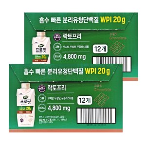 셀렉스 웨이프로틴 초코 12개 X 2박스 프로핏 마시는 단백질 코스트코 번들