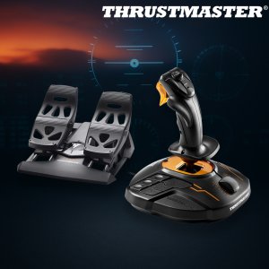 트러스트마스터 T-16000M FCS + TFRP RUDDER 패키지(PC 지원)