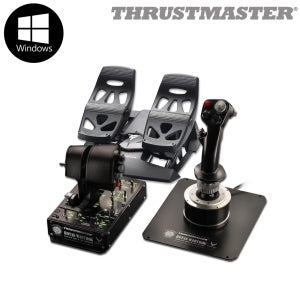 [2월 초 발송] 트러스트마스터 HOTAS WARTHOG, TFRP 비행 패달 패키지 (PC지원) PO 스틱 핸들 조종 조이스틱 게임