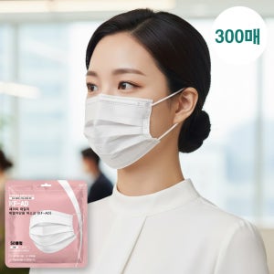 세이피 식약처등록 덴탈마스크 KF-AD 일회용마스크 덴탈 KFAD, 화이트, 300개