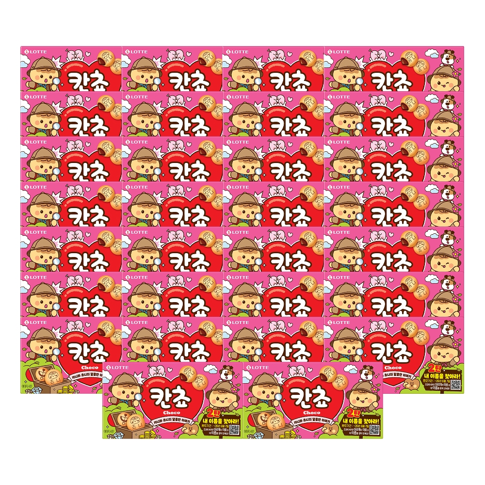 롯데웰푸드 칸쵸 초코, 54g, 30개 (22,560원) (무료)
