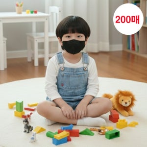 세이피 새부리형 KF94 소형 블랙, 200매