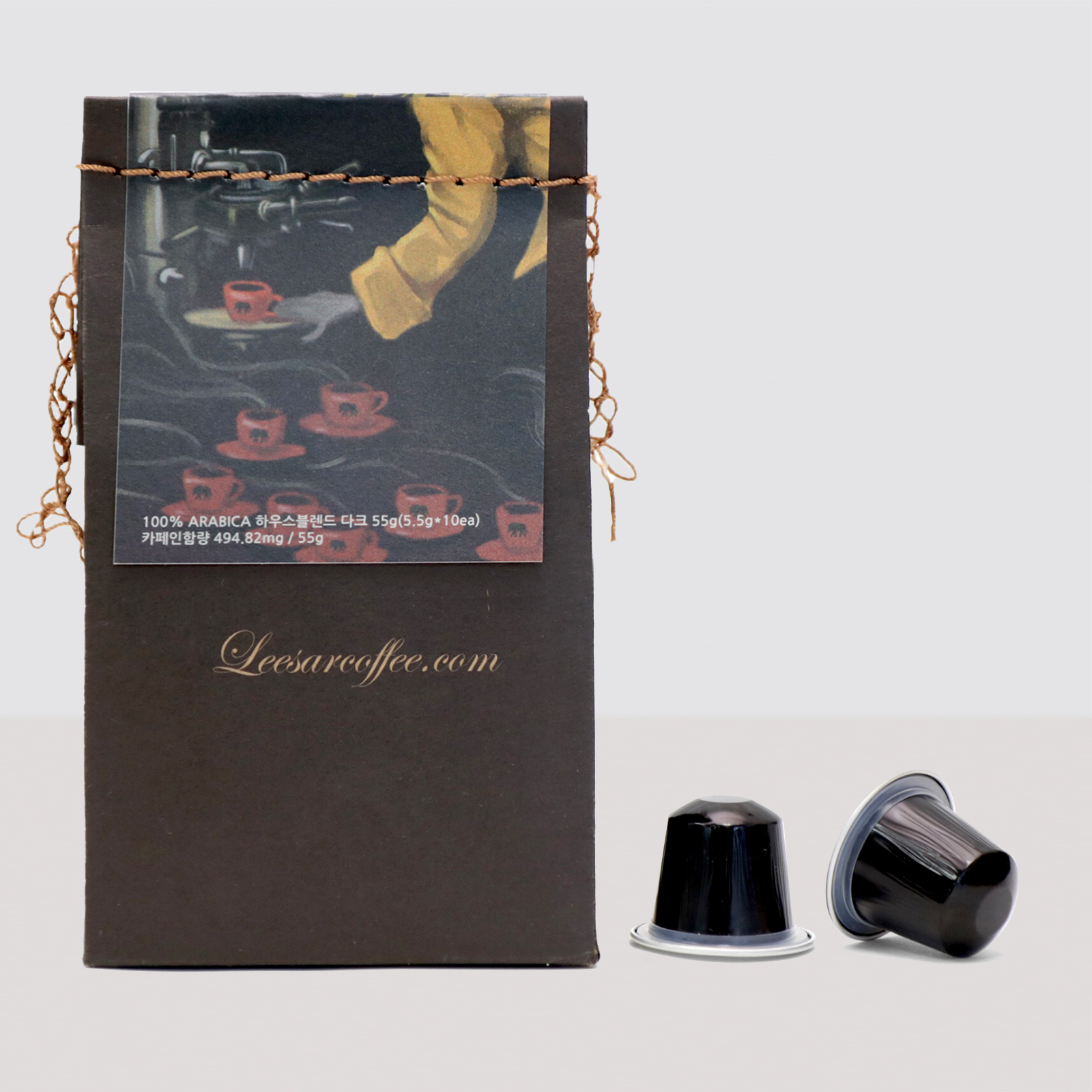 리사르 다크 캡슐커피 네스프레소 오리지널 호환 (10개입)