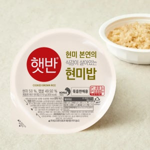 햇반 현미밥 210g, 24개