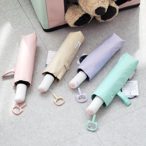 크로반 우양산 3단자동 경량 UV 암막 양산 kitten KR29