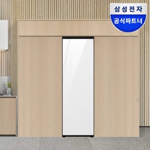 삼성전자 비스포크 RZ34C7805AP 냉동고 1도어 키친핏 오토오픈도어 좌흰지 코타화이트