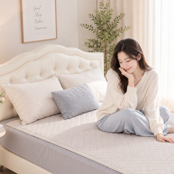 일월 탄소매트 전기매트 카본 캠핑 침대 전자파 없는 전기장판 에어로실버 싱글