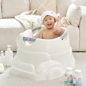허그붕붕 아기욕조 국내생산 샤워기거치 유아욕조 신생아 목욕