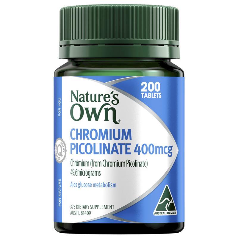 네이쳐스온 크로미엄 피콜리네이트 400mcg 200정