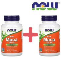 (2개) 나우푸드 마카 750mg 90정 베지 캡슐 NowFood 로우 maca 뿌리