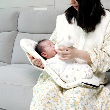 뉴코코맘 신생아 수유시트+커버 세트구성 매쉬 면 간편세탁 아기 받침대 역류방지 모유분유쿠션