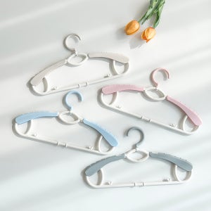 뉴코코맘 360도 회전 아기옷걸이 8P 길이조절 새싹 유아옷걸이 어린이 신생아 바지걸이