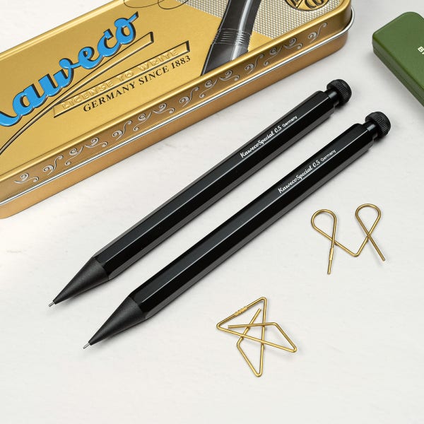 카웨코 알블랙 스페셜 블랙 샤프 0.5mm[무료각인 가죽케이스 포함]