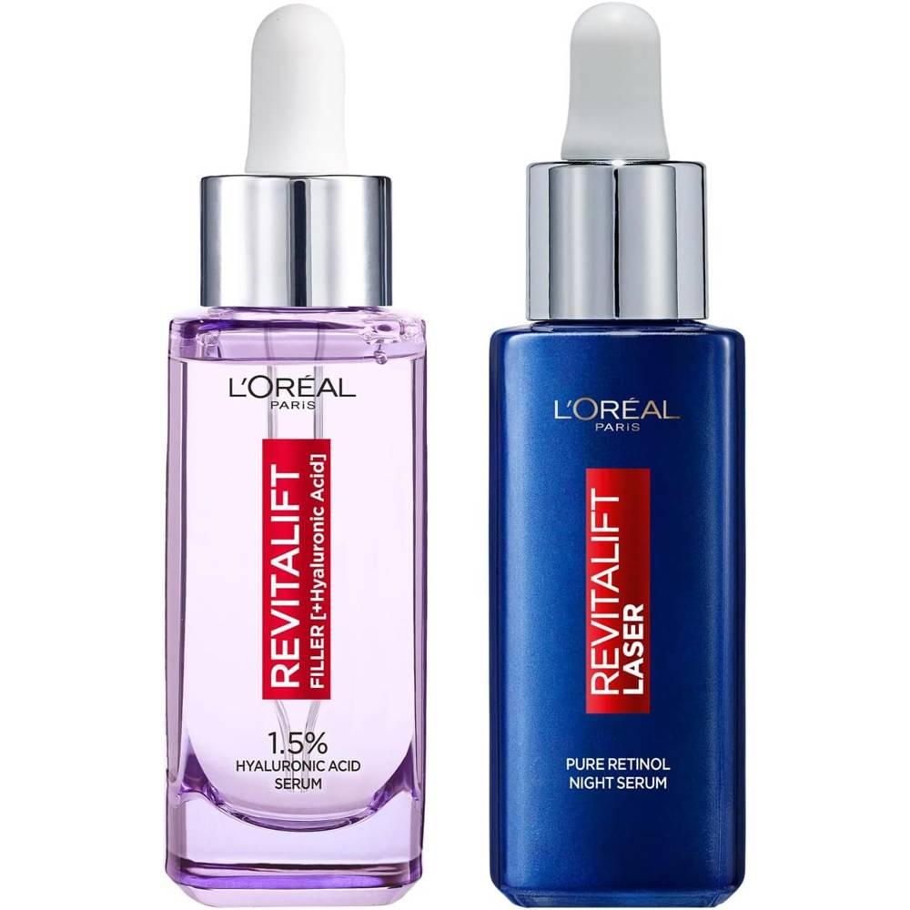 로레알 리바이탈리프트 히알루론 레티놀 세럼 세트 각 30ml