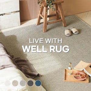 러그 거실 카페트 먼지없는 사이잘룩 4종 원형 사계절 워셔블 겨울 미니 매트 100X150