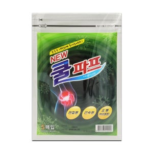 근육통 타박상 허리 붙이는 쿨파스 대일제약 쿨파프 5매