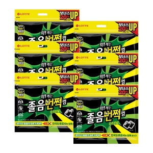 롯데웰푸드 졸음번쩍껌 트윈 리필 105g x 6개