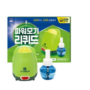 파워모기 리퀴드(액체) 전자 모기향 코드형 세트 X 1개 모기약 액상 훈증기 리필액