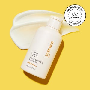 쏭레브 키즈 패밀리 워셔블 썬로션 물로 지워지는 아기 유아 무기자차선크림 120ml, 1개