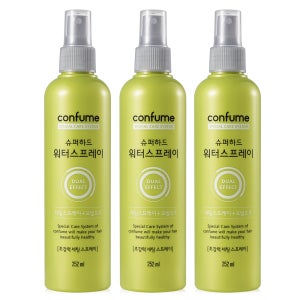 과일나라 컨퓸 슈퍼하드 헤어 워터스프레이 강력 고정 스타일링 세팅 252ml, 3개