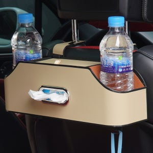 ACEPEED 차량용 멀티 시트 수납함 수납포켓 컵홀더 티슈케이스 후크