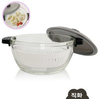 전자레인지 유리그릇 2.3L 오븐 투명 찜냄비 라면 계란찜