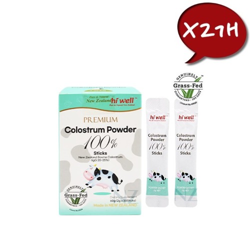 하이웰 <b>프리미엄 초유 파우더 100</b>% <b>스틱</b> 30개입 X2