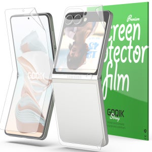 내부 외부 힌지 지문방지 자가복원 종이질감 풀커버 액정보호 필름 갤럭시Z 플립5, 1매입