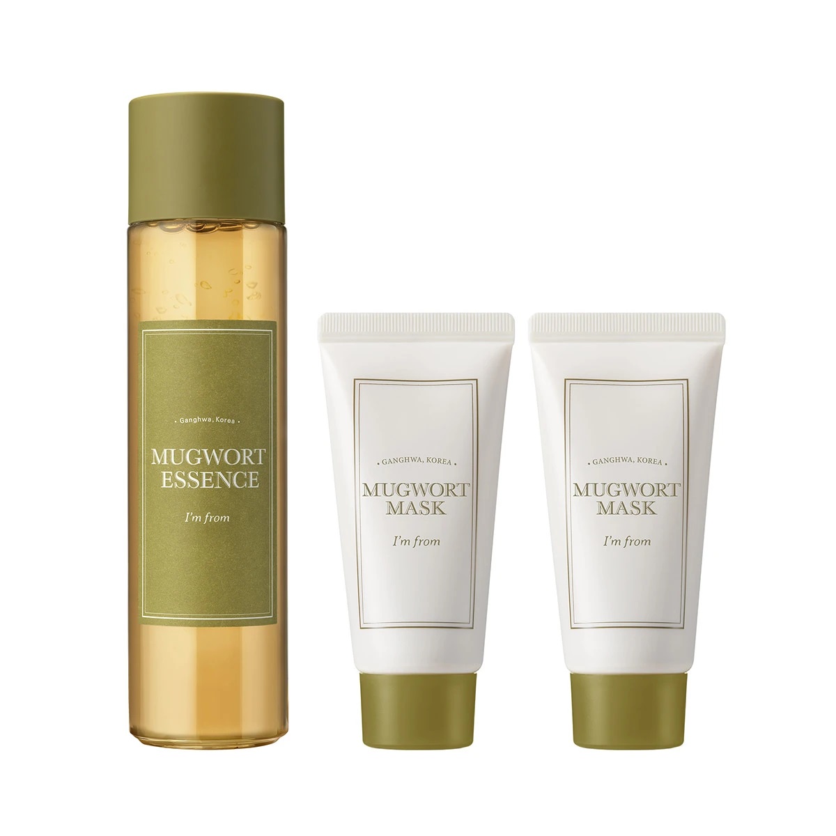 <b>아임</b>프롬 머그워트 에센스 160ml+마스크 30g x 2 피부 진정 <b>여드름</b> 피지 케어