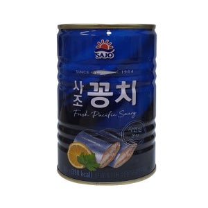 사조 꽁치 300g 통조림 캔 등푸른 자연산 생선 찌개 대용량 식자재 업소용 식당용 가정