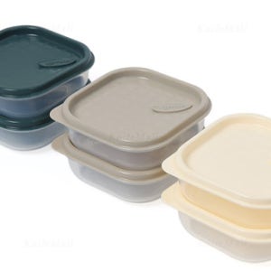 실리만 하모니 정사각 냉동용기 310ml (2p) 밀폐용기 에어홀