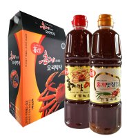 7+1 홍게맛액젓 900ml+만능진국 900ml 선물세트(선물박스포함)