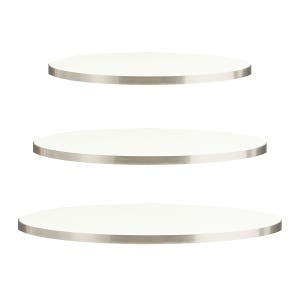 실버 엣지 화이트 상판 600 700 800 원형 LPM