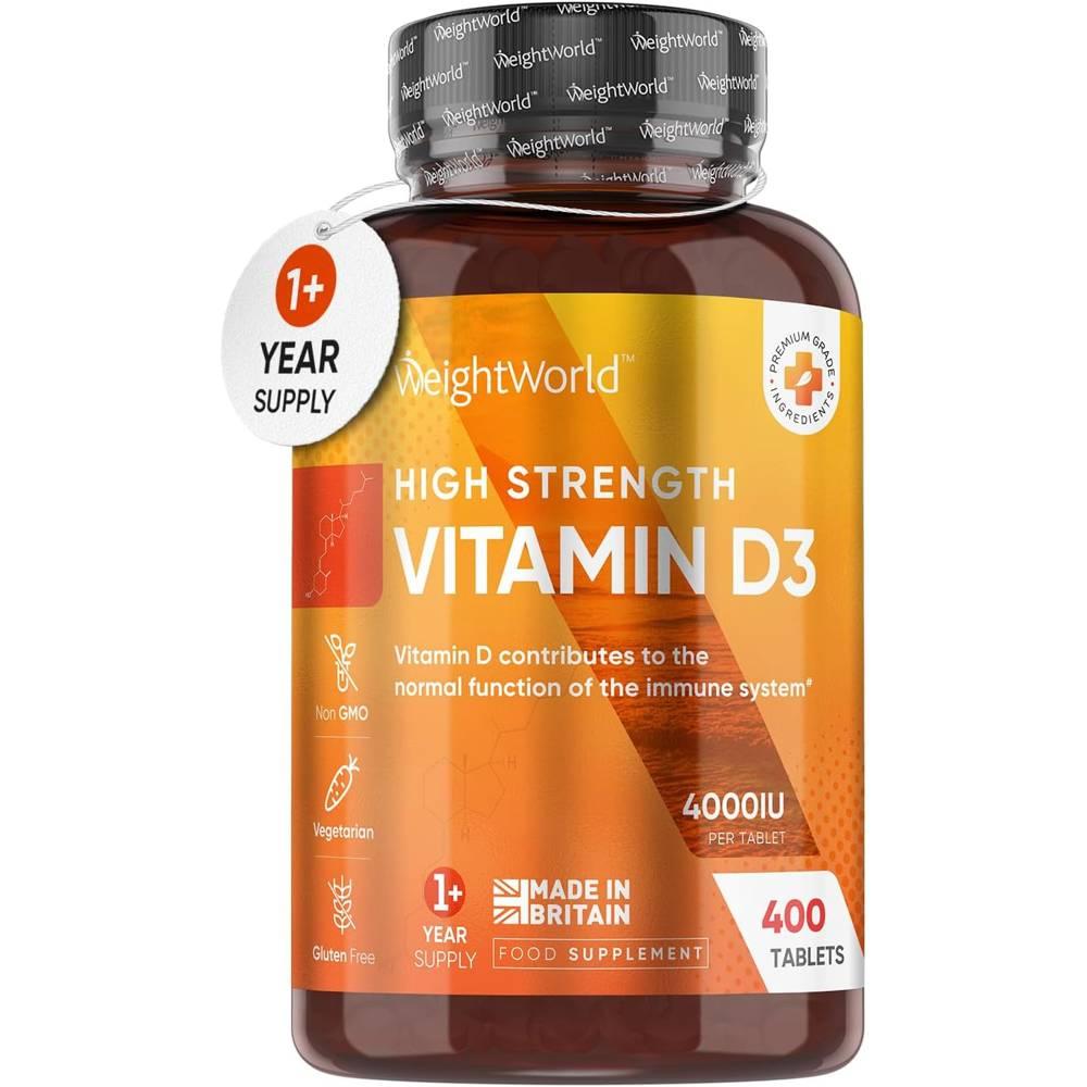 WeightWorld Vitamin D3 <b>웨이트월드</b> 비타민 D3 4000IU 400정