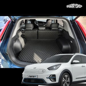 쉐리샵 니로 플러스 EV 퀄팅 트렁크매트 바닥보호 (2열등받이, 일체형, 분리형)
