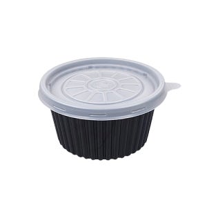 밥 국 용기 BFP 105파이 중 검정 1000세트