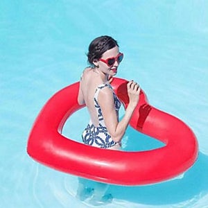 특대형 물놀이 튜브 100cm 하트튜브