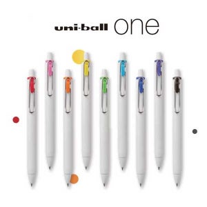 유니볼 원 볼펜 0.38 유니 미쯔비시 uni ball one 겔잉크 클립