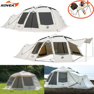 코베아 레트로 캐슬 돔쉘터 캠핑 면 텐트