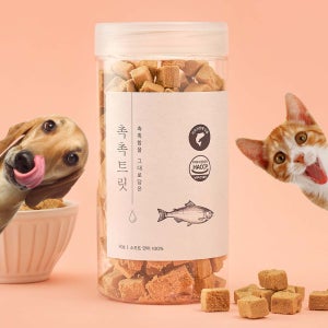 촉촉트릿 소프트 연어 고양이 강아지 동결건조 간식 90g