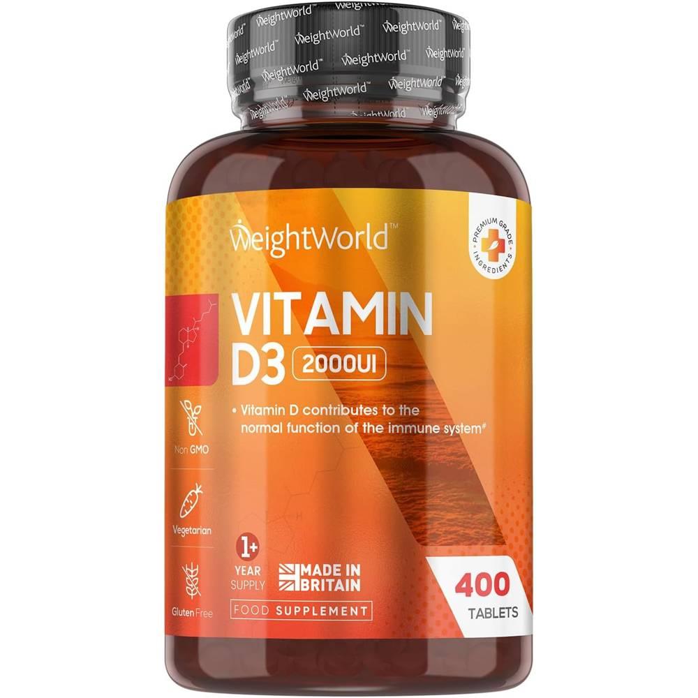 WeightWorld Vitamin D3 <b>웨이트월드</b> 비타민 D3 2000 IU 400정