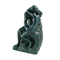 [아르스문디Arsmundi]오귀스트 로댕 Auguste Rodin 조각, The Kiss(19cm), museum replica, hand-cast bronzed surface